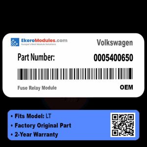 0005400650 Fuse Relay Module | Volkswagen LT | Genuine OEM Part