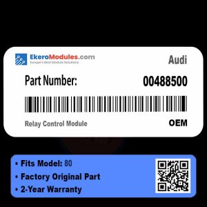 00488500 Relay Control Module | Audi 80 | Genuine OEM Part