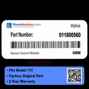 01-18-0056-0 Sensor Control Module | Volvo V50 | Genuine OEM Part