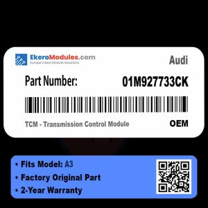 01M927733CK TCM - Transmission Control Module | Audi A3 | Genuine OEM Part