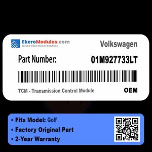 01M927733LT TCM - Transmission Control Module | Volkswagen Golf | Genuine OEM Part