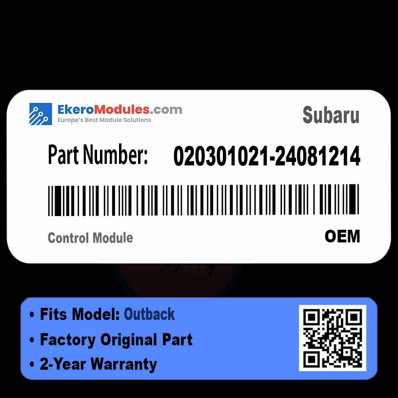 020301021-24081214 Control Module | Subaru Outback | Genuine OEM Part