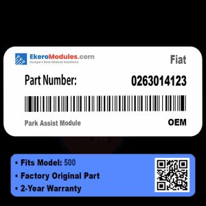 0263014123 Park Assist Module | Fiat 500 | Genuine OEM Part