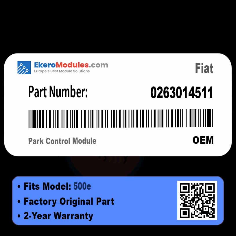 0263014511 Park Control Module | Fiat 500e | Genuine OEM Part
