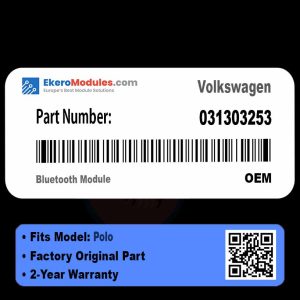 031303253 Bluetooth Module | Volkswagen Polo | Genuine OEM Part