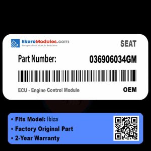 036906034GM ECU - Engine Control Module | SEAT Ibiza | Genuine OEM Part