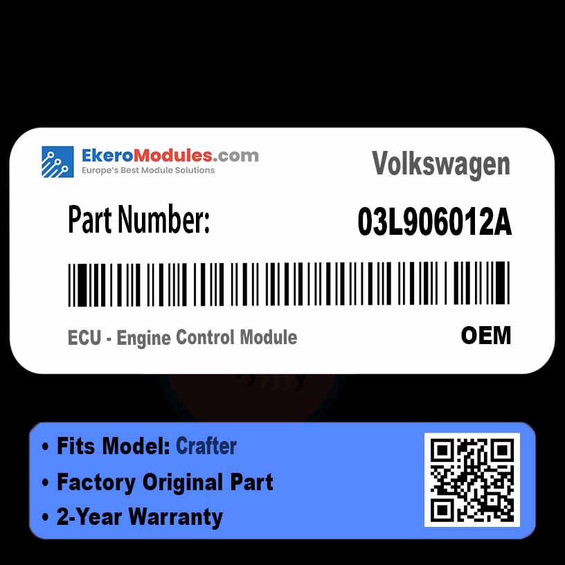 03L906012A ECU - Engine Control Module | Volkswagen Crafter | Genuine OEM Part
