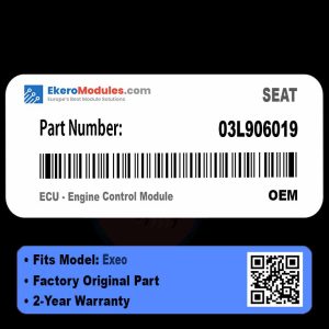 03L906019 ECU - Engine Control Module | SEAT Exeo | Genuine OEM Part