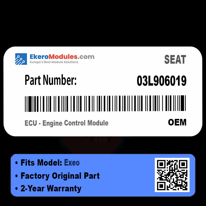 03L906019 ECU - Engine Control Module | SEAT Exeo | Genuine OEM Part