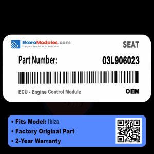 03L906023 ECU - Engine Control Module | SEAT Ibiza | Genuine OEM Part