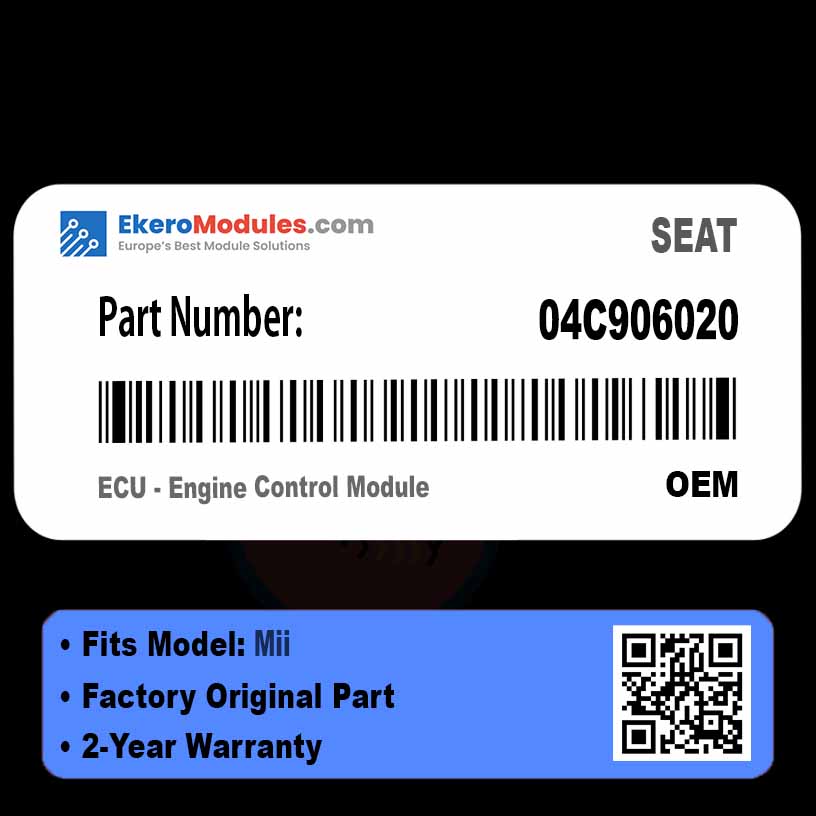 04C906020 ECU - Engine Control Module | SEAT Mii | Genuine OEM Part