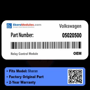 05020500 Relay Control Module | Volkswagen Sharan | Genuine OEM Part