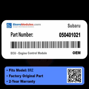 050401021 ECU - Engine Control Module | Subaru BRZ | Genuine OEM Part