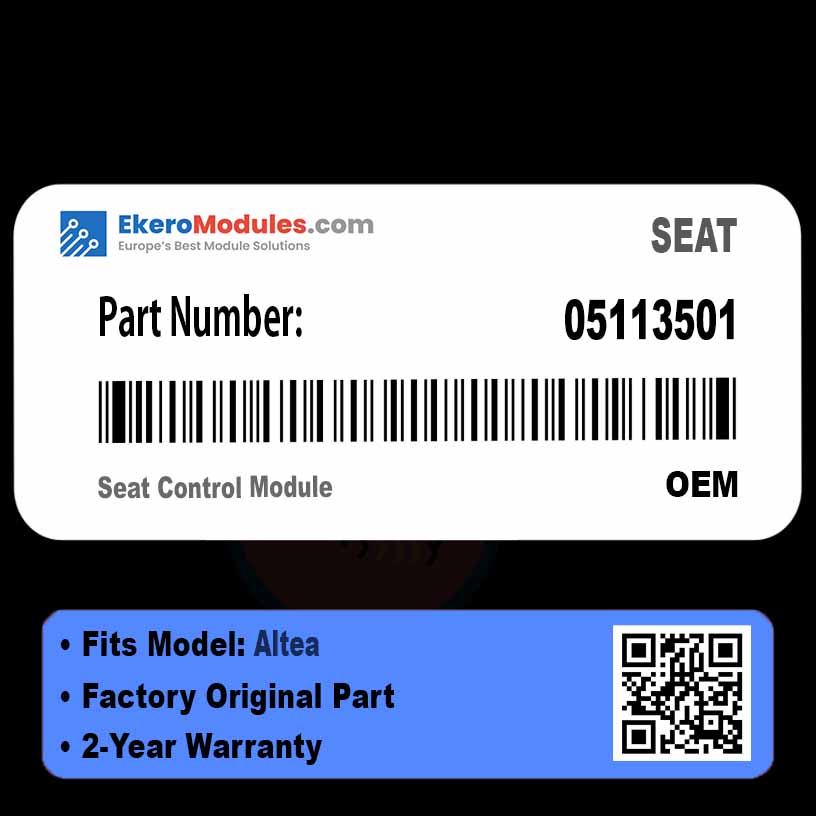 05113501 Seat Control Module | SEAT Altea | Genuine OEM Part