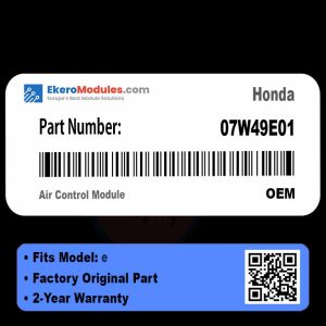07W49E01 Air Control Module | Honda e | Genuine OEM Part