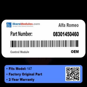 08301450460 Control Module | Alfa Romeo 147 | Genuine OEM Part