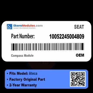 10052245004809 Compass Module | SEAT Ateca | Genuine OEM Part