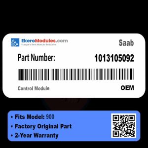 1013105092 Control Module | Saab 900 | Genuine OEM Part