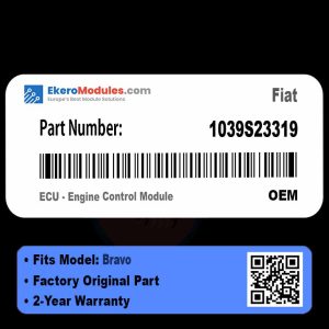 1039S23319 ECU - Engine Control Module | Fiat Bravo | Genuine OEM Part