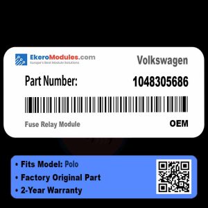 1048305686 Fuse Relay Module | Volkswagen Polo | Genuine OEM Part