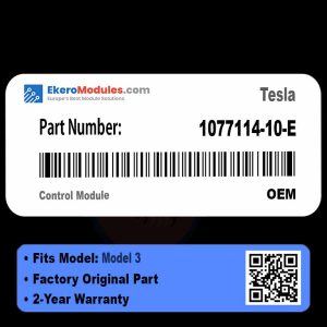 1077114-10-E Control Module | Tesla Model 3 | Genuine OEM Part