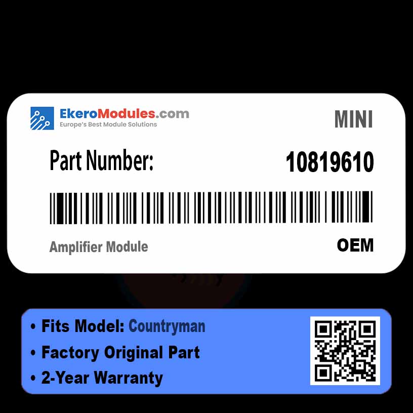 10819610 Amplifier Module | MINI Countryman | Genuine OEM Part