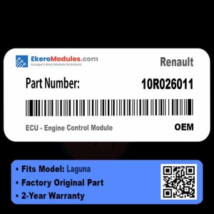 10R026011 ECU - Engine Control Module | Renault Laguna | Genuine OEM Part