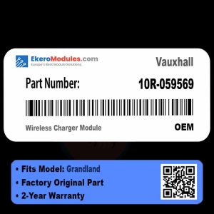 10R-059569 Wireless Charger Module | Vauxhall Grandland | Genuine OEM Part