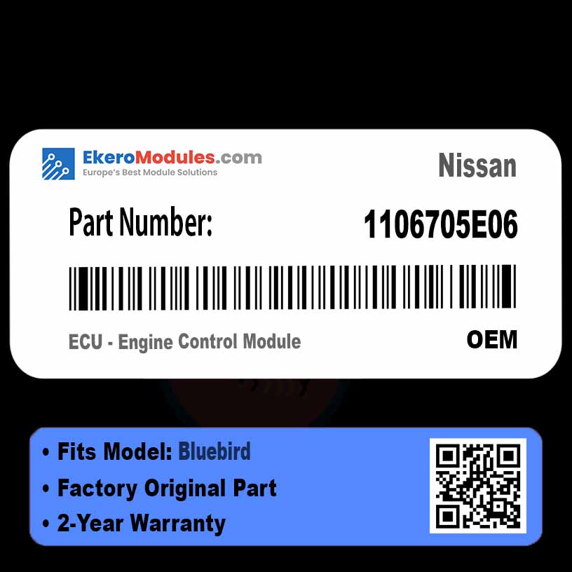 1106705E06 ECU - Engine Control Module | Nissan Bluebird | Genuine OEM Part