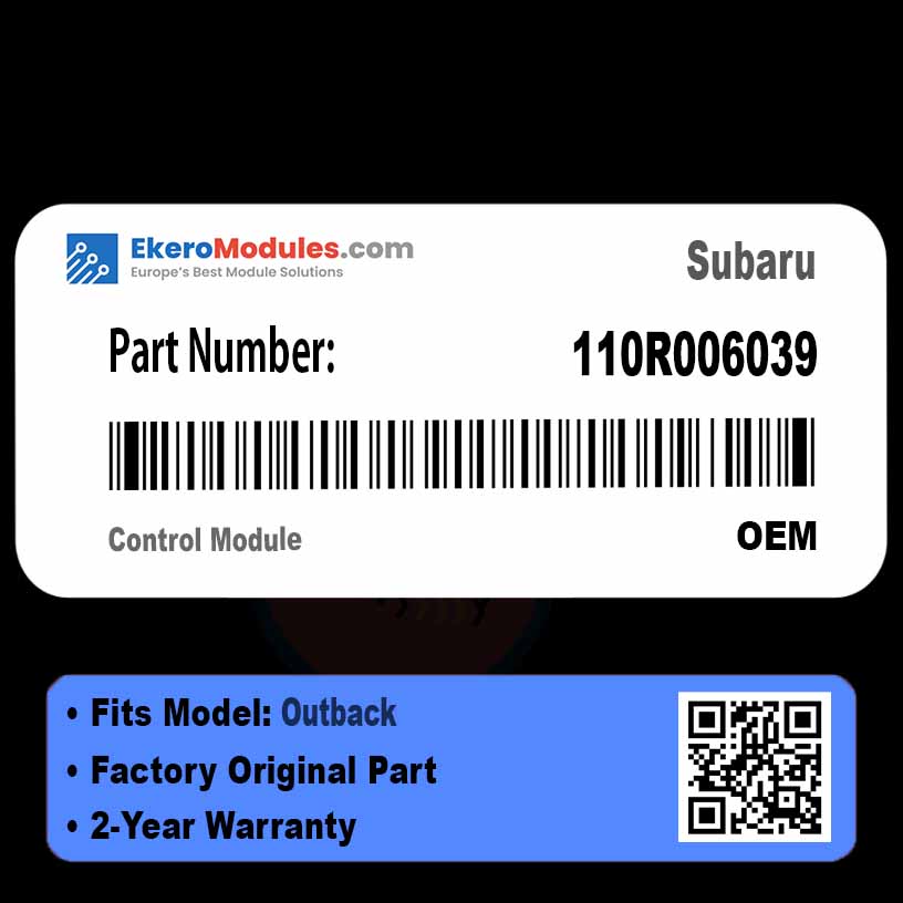 110R006039 Control Module | Subaru Outback | Genuine OEM Part