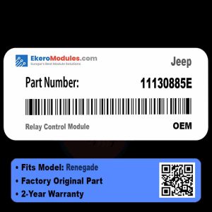 11130885E Relay Control Module | Jeep Renegade | Genuine OEM Part