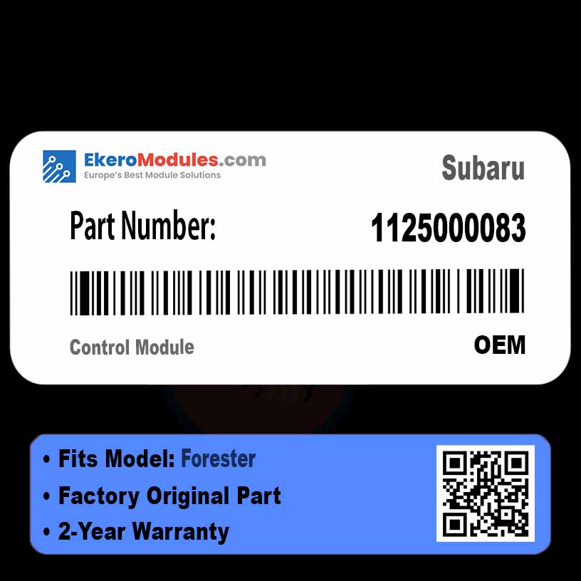1125000083 Control Module | Subaru Forester | Genuine OEM Part