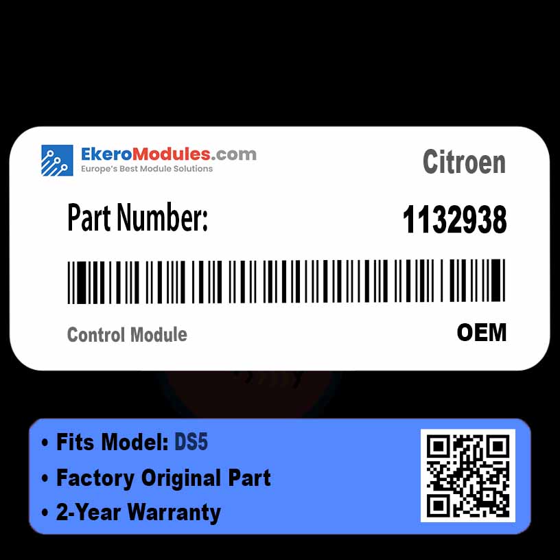 1132938 Control Module | Citroen DS5 | Genuine OEM Part