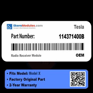 114371400B Radio Receiver Module | Tesla Model X | Genuine OEM Part