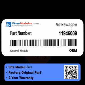 11946009 Control Module | Volkswagen Polo | Genuine OEM Part
