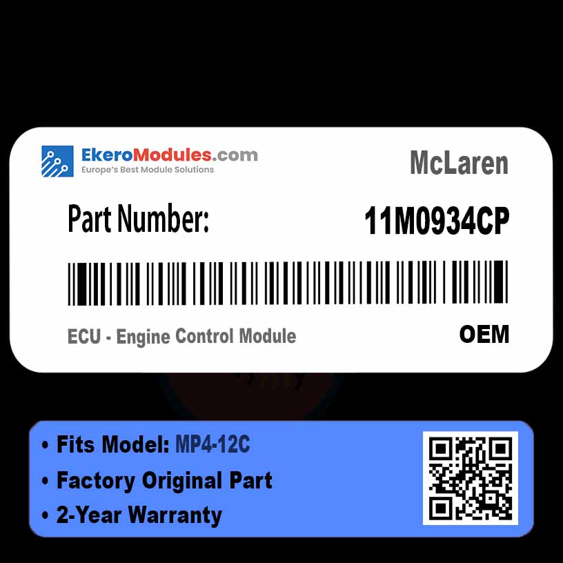 11M0934CP ECU - Engine Control Module | McLaren MP4-12C | Genuine OEM Part