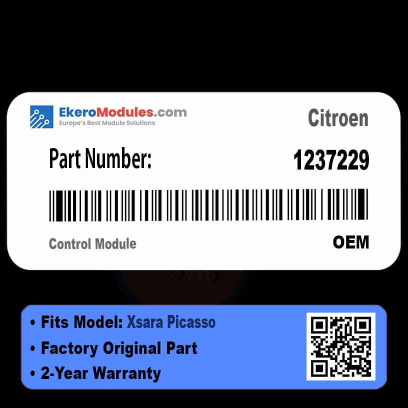 1237229 Control Module | Citroen Xsara Picasso | Genuine OEM Part