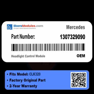 1307329090 Headlight Control Module | Mercedes CLK320 | Genuine OEM Part