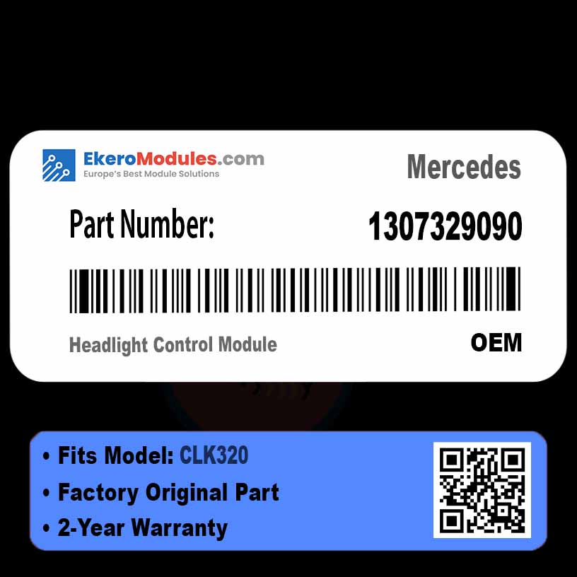 1307329090 Headlight Control Module | Mercedes CLK320 | Genuine OEM Part