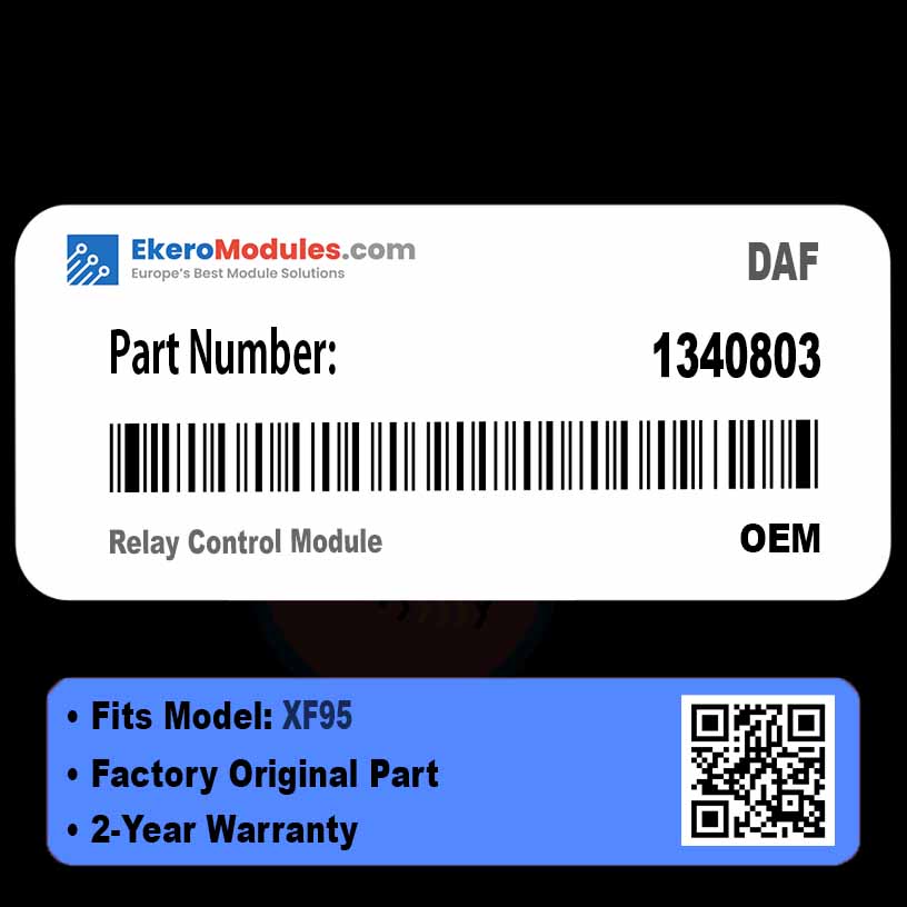 1340803 Relay Control Module | DAF XF95 | Genuine OEM Part