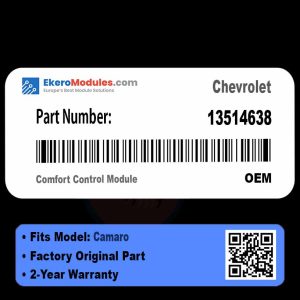 13514638 Comfort Control Module | Chevrolet Camaro | Genuine OEM Part