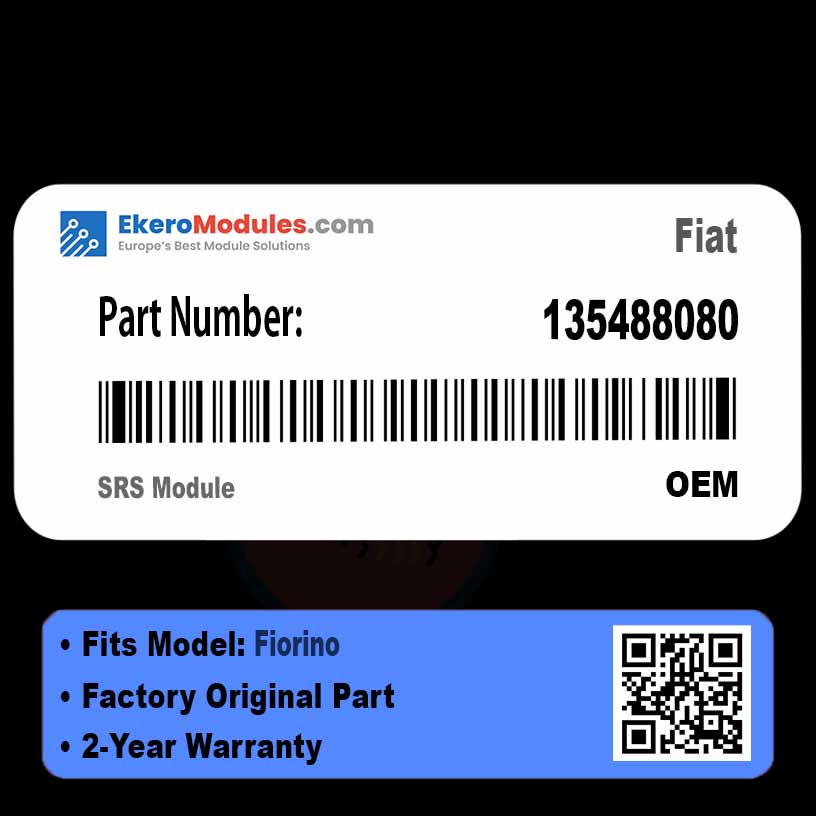 135488080 SRS Module | Fiat Fiorino | Genuine OEM Part
