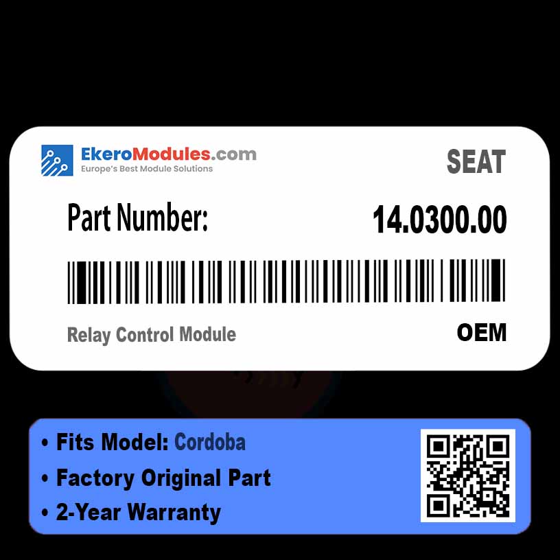 14.0300.00 Relay Control Module | SEAT Cordoba | Genuine OEM Part