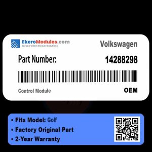 14288298 Control Module | Volkswagen Golf | Genuine OEM Part