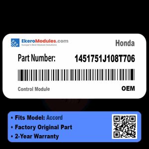 1451751J108T706 Control Module | Honda Accord | Genuine OEM Part