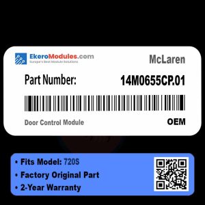14M0655CP.01 Door Control Module | McLaren 720S | Genuine OEM Part