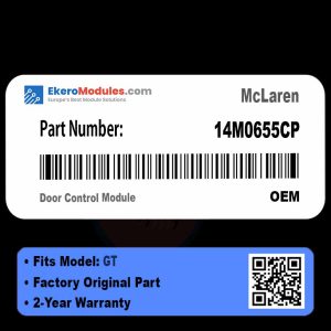 14M0655CP Door Control Module | McLaren GT | Genuine OEM Part