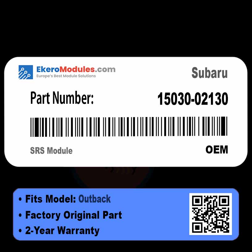 15030-02130 SRS Module | Subaru Outback | Genuine OEM Part