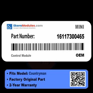 16117300465 Control Module | MINI Countryman | Genuine OEM Part