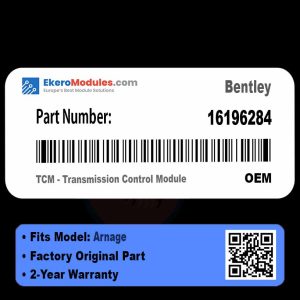 16196284 TCM - Transmission Control Module | Bentley Arnage | Genuine OEM Part